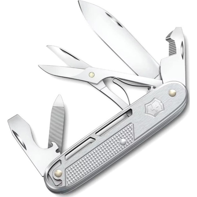 Нож перочинный Victorinox Evoke Alox (0,9411.D26) 4функц. Серебристый подар.коробка