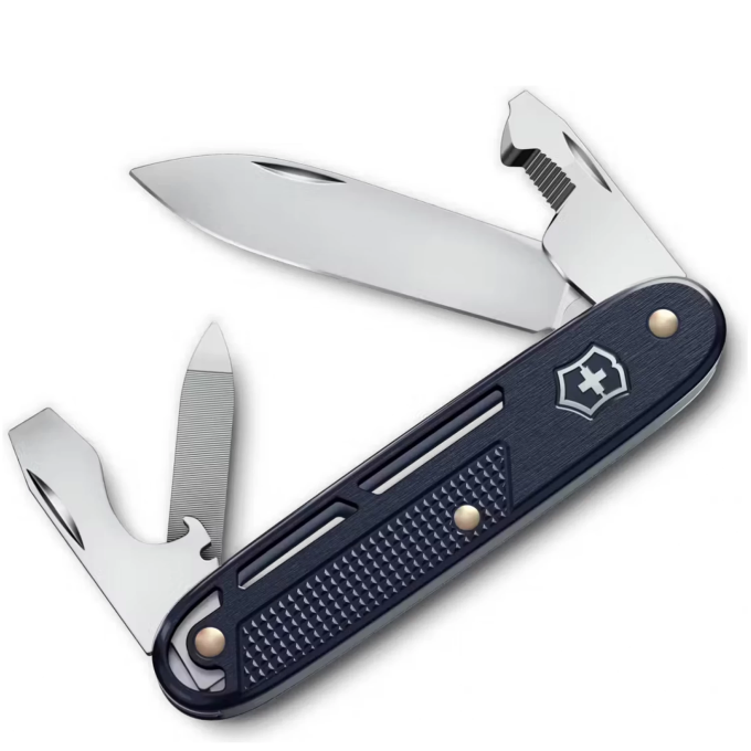 Нож перочинный VICTORINOX SYNERGY ALOX (0.8216.22) 93мм 9функц. Синий