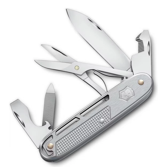Нож перочинный VICTORINOX SYNERGY X ALOX (0.8226.26) 93мм серебристый